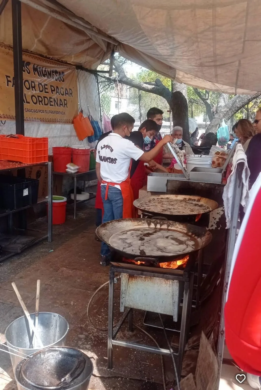 Preparación en Los Milanesos